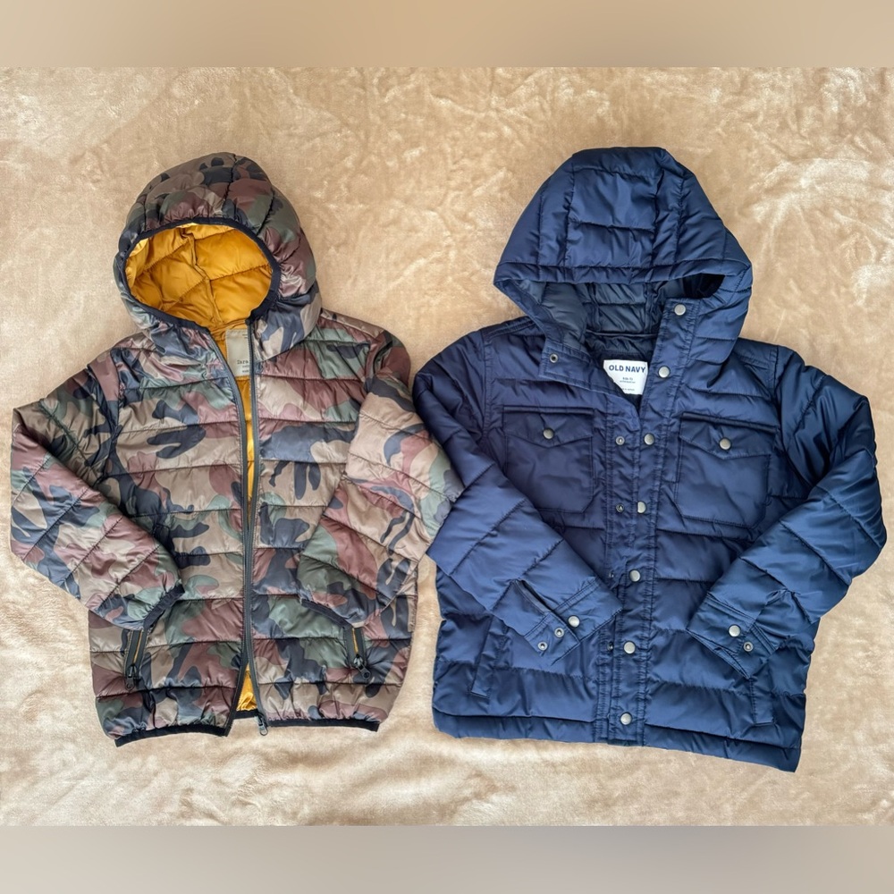 Zara & old navy boys puffer jacket